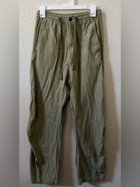 G-STAR RAW (26) Cosy Natural Pant Linen Cotton Pant Avocado Green Sustainable
